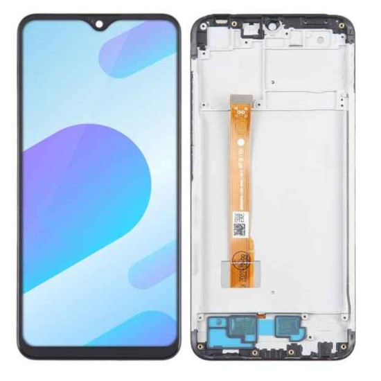 Vivo Y19 LCD Screen With Frame - Black
