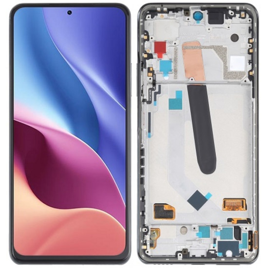 Xiaomi Mi 11i LCD Screen With Frame - Celestial Silver