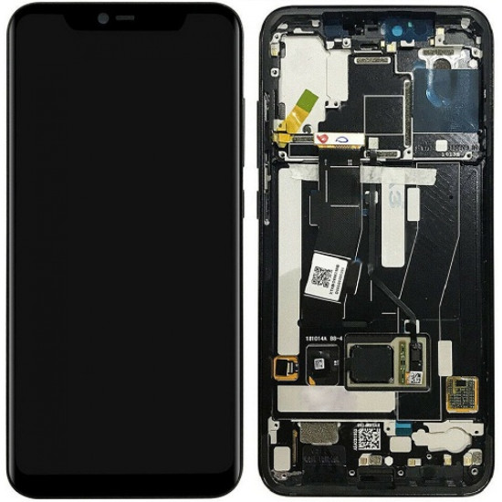 Xiaomi Mi 8 Pro LCD Screen With Frame - Transparent Black