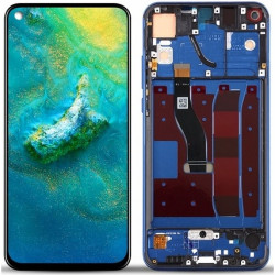 Honor View 20 LCD Screen With Frame - Phantom Blue