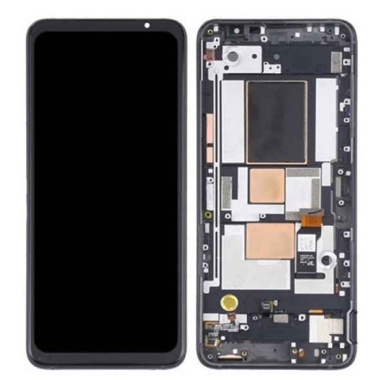 Asus ROG Phone 5s Pro LCD Screen With Frame - Black