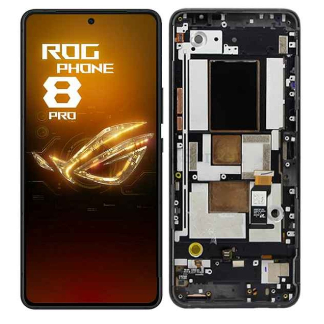 Asus ROG Phone 8 Pro LCD Screen With Frame - Black - MOB-DISP-PSC-66`