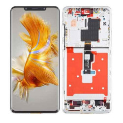 Huawei Mate 50 Pro LCD Screen With Frame - Silver