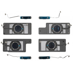 Apple iPad Pro 12 9 2018 Loudspeaker Replacement 8pcs set Black