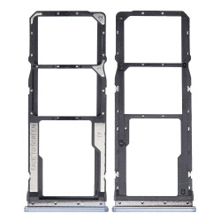SIM Card Holder Tray for Xiaomi Redmi Note 9 Pro - Black