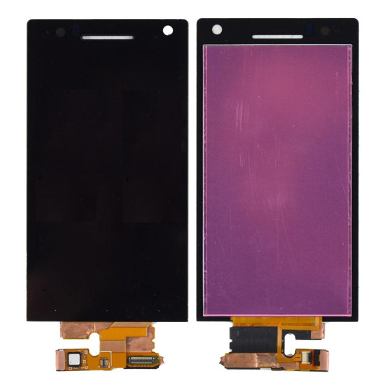 Display for Sony Xperia S - Black Combo Folder