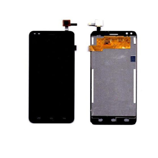 Display for Karbonn Titanium Mach Five - Black Combo Folder
