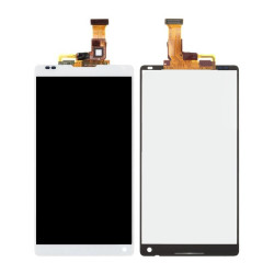 Display for Sony Xperia ZL C6503 - White Combo Folder