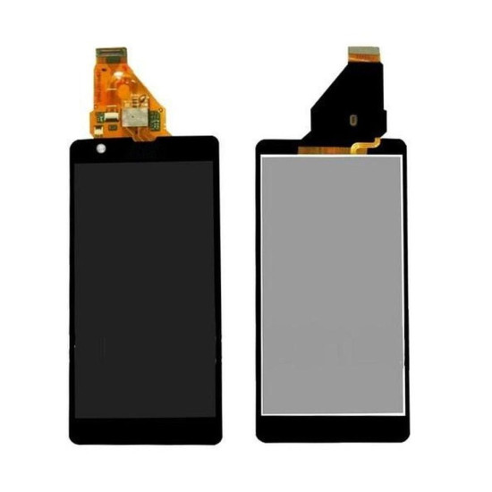 Display for Sony Xperia ZR - White Combo Folder