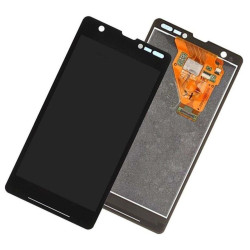 Display for Sony Xperia ZR - White Combo Folder