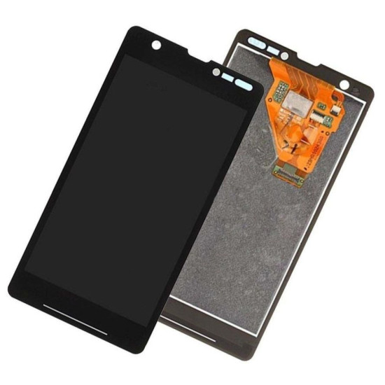 Display for Sony Xperia ZR - White Combo Folder