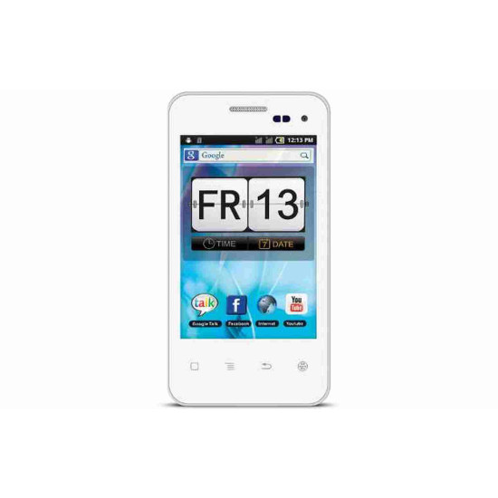 Display for Spice Mi-355 Stellar Craze - White Combo Folder