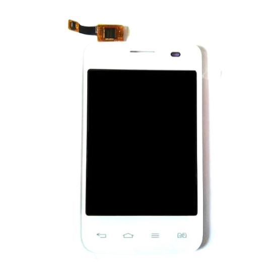 Display for LG Optimus L3 Dual E405 - White Combo Folder
