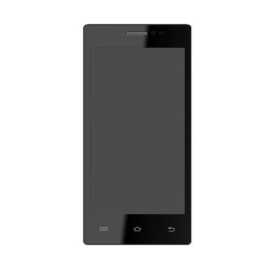 Display for Intex Cloud Y17 - Black Combo Folder