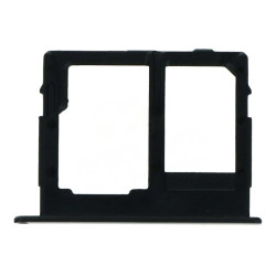SIM Card Holder Tray For Samsung Galaxy C8 - Black