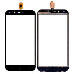 Touch Screen Digitizer For Karbonn Aura 4G - Blue