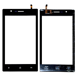 Touch Screen Digitizer For Micromax Bolt A075 - Black