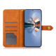 For Samsung Galaxy S23+ KHAZNEH Dual-color Cowhide Texture Leather Phone Case(Black)