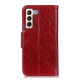 For Samsung Galaxy S23+ Nappa Texture Leather Phone Case(Red)