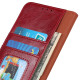 For Samsung Galaxy S23+ Nappa Texture Leather Phone Case(Red)