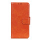 For Samsung Galaxy S23+ Nappa Texture Leather Phone Case(Orange)