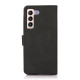 For Samsung Galaxy S23+ KHAZNEH Matte Texture Leather Phone Case(Black)