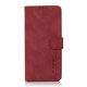 For Samsung Galaxy S23+ KHAZNEH Matte Texture Leather Phone Case(Red)