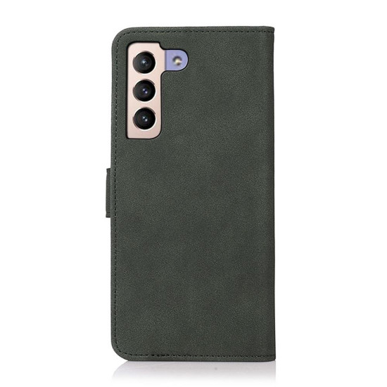 For Samsung Galaxy S23+ KHAZNEH Matte Texture Leather Phone Case(Green)