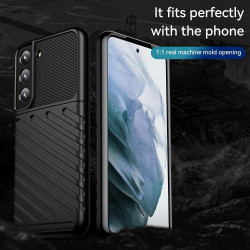 For Samsung Galaxy S23+ 5G Thunderbolt Shockproof TPU Phone Case(Black)