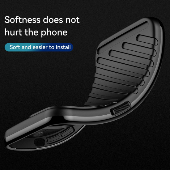 For Samsung Galaxy S23+ 5G Thunderbolt Shockproof TPU Phone Case(Black)