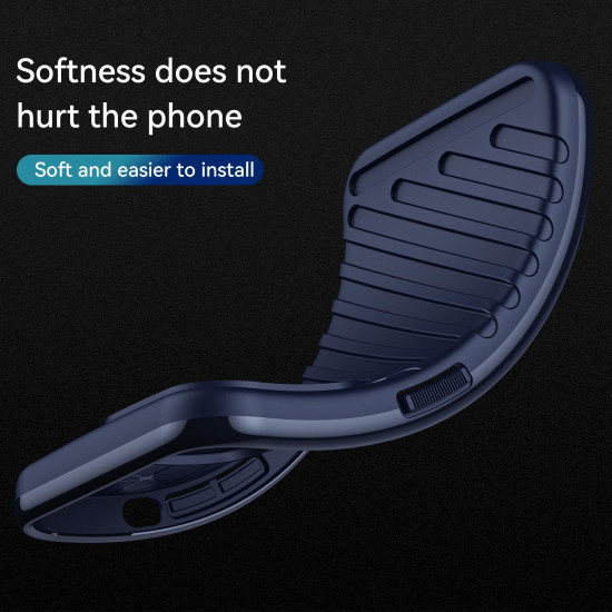 For Samsung Galaxy S23+ 5G Thunderbolt Shockproof TPU Phone Case(Blue)