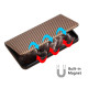 For Samsung Galaxy S23 5G Carbon Fiber Texture Magnetic Flip Leather Phone Case(Brown)
