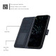For Samsung Galaxy S23+ 5G Stitching Calf Texture Buckle Leather Phone Case(Blue)