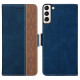 For Samsung Galaxy S23+ 5G Stitching Side-Magnetic RFID Leather Phone Case(Royal Blue)