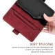 For Samsung Galaxy S23+ 5G Stitching Side-Magnetic RFID Leather Phone Case(Red)
