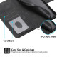 For Samsung Galaxy S23+ Skin-feel Flowers Embossed Wallet Leather Phone Case(Black)