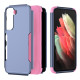 For Samsung Galaxy S23+ 5G TPU + PC Shockproof Phone Case(Royal Blue+Pink)