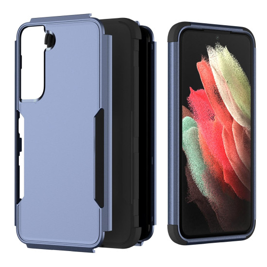 For Samsung Galaxy S23+ 5G TPU + PC Shockproof Phone Case(Royal Blue+Black)