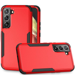 For Samsung Galaxy S23+ 5G TPU + PC Shockproof Phone Case(Red+Black)