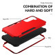 For Samsung Galaxy S23+ 5G TPU + PC Shockproof Phone Case(Red+Black)