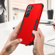 For Samsung Galaxy S23+ 5G TPU + PC Shockproof Phone Case(Red+Black)