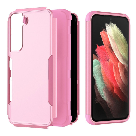 For Samsung Galaxy S23+ 5G TPU + PC Shockproof Phone Case(Pink)