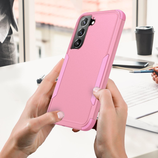 For Samsung Galaxy S23+ 5G TPU + PC Shockproof Phone Case(Pink)
