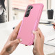 For Samsung Galaxy S23+ 5G TPU + PC Shockproof Phone Case(Pink)
