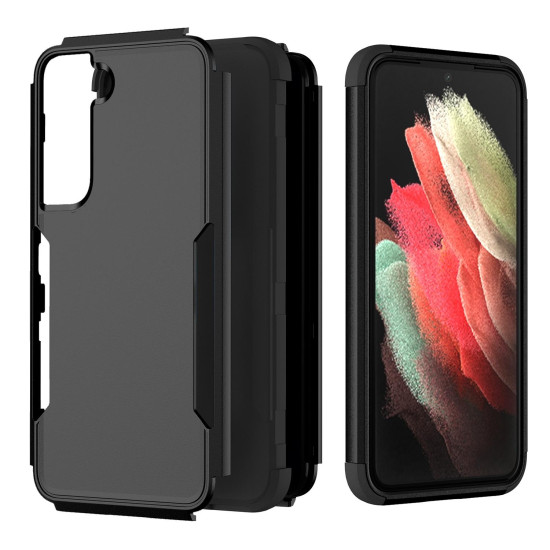 For Samsung Galaxy S23+ 5G TPU + PC Shockproof Phone Case(Black)