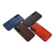 For Samsung Galaxy S23+ 5G Yellow Cow Texture PU Phone Case(Blue)