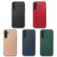 For Samsung Galaxy S23+ 5G Wood Texture PU Phone Case(Black)