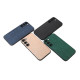 For Samsung Galaxy S23+ 5G Wood Texture PU Phone Case(Black)