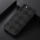 For Samsung Galaxy S23+ 5G Weave Plaid PU Phone Case(Black)