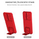 For Samsung Galaxy S23+ 5G Stereoscopic Holder Sliding Camshield Phone Case(Red)